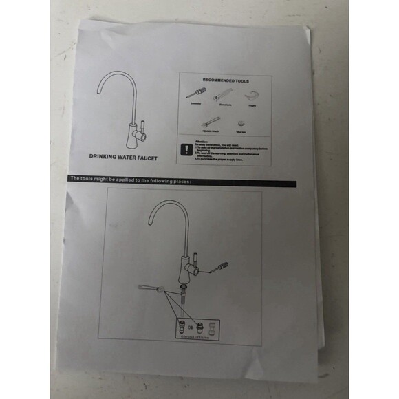 Drinking Water Faucet for Kitchen Sink, Filtered Water Reverse Osmosis RO Faucet - Picture 15 of 15